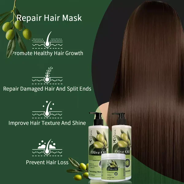 Olive Oil Nourishing Shampoo Set