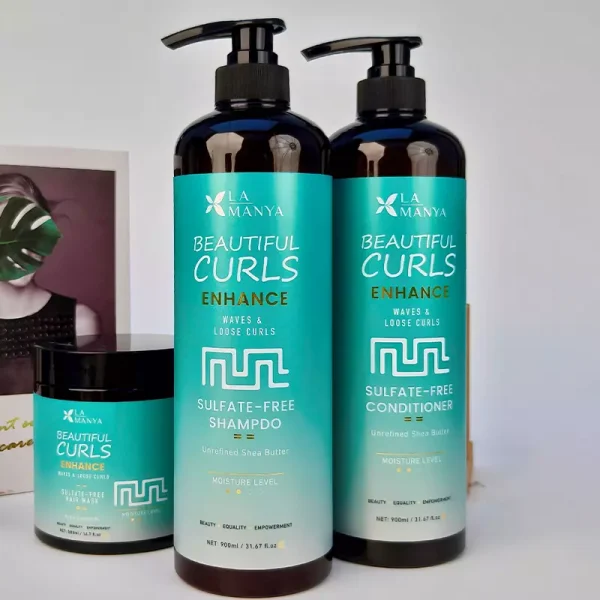 Sulfate-Free Curly Hair Care Set