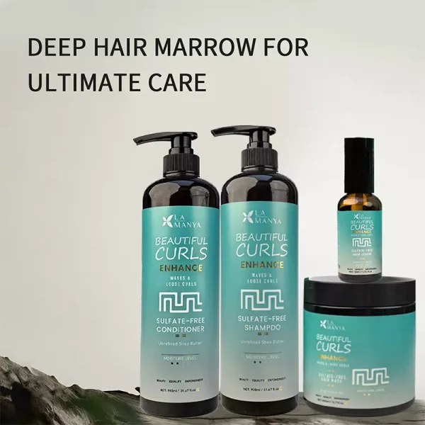 Sulfate-Free Curly Hair Care Set